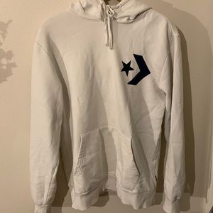White converse hoodie